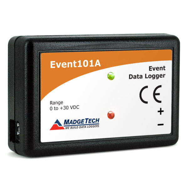 The MadgeTech Event101A offers an input range of up to 30 V.